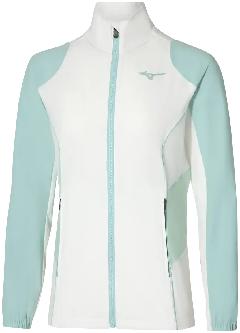 Mizuno 650010 Racquet Sports Women’s Shadow Jacket - White - Ladies Xs