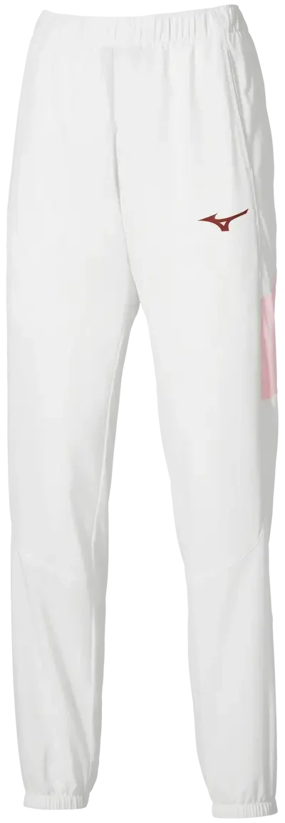 Mizuno 650011 Racquet Sports Women’s Shadow Pant - White-pinkesque - Ladies Xs