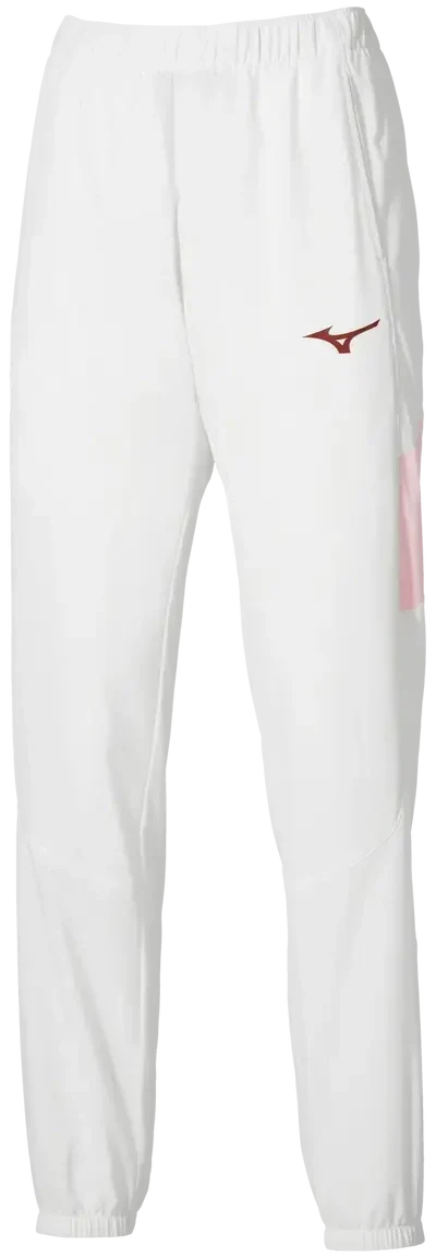 Mizuno 650011 Racquet Sports Women’s Shadow Pant - White-pinkesque