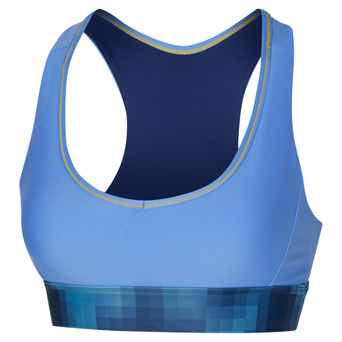 Mizuno 650016 Racquet Sports Women’s Printed Bra - Bel Air Blue - Ladies Xs