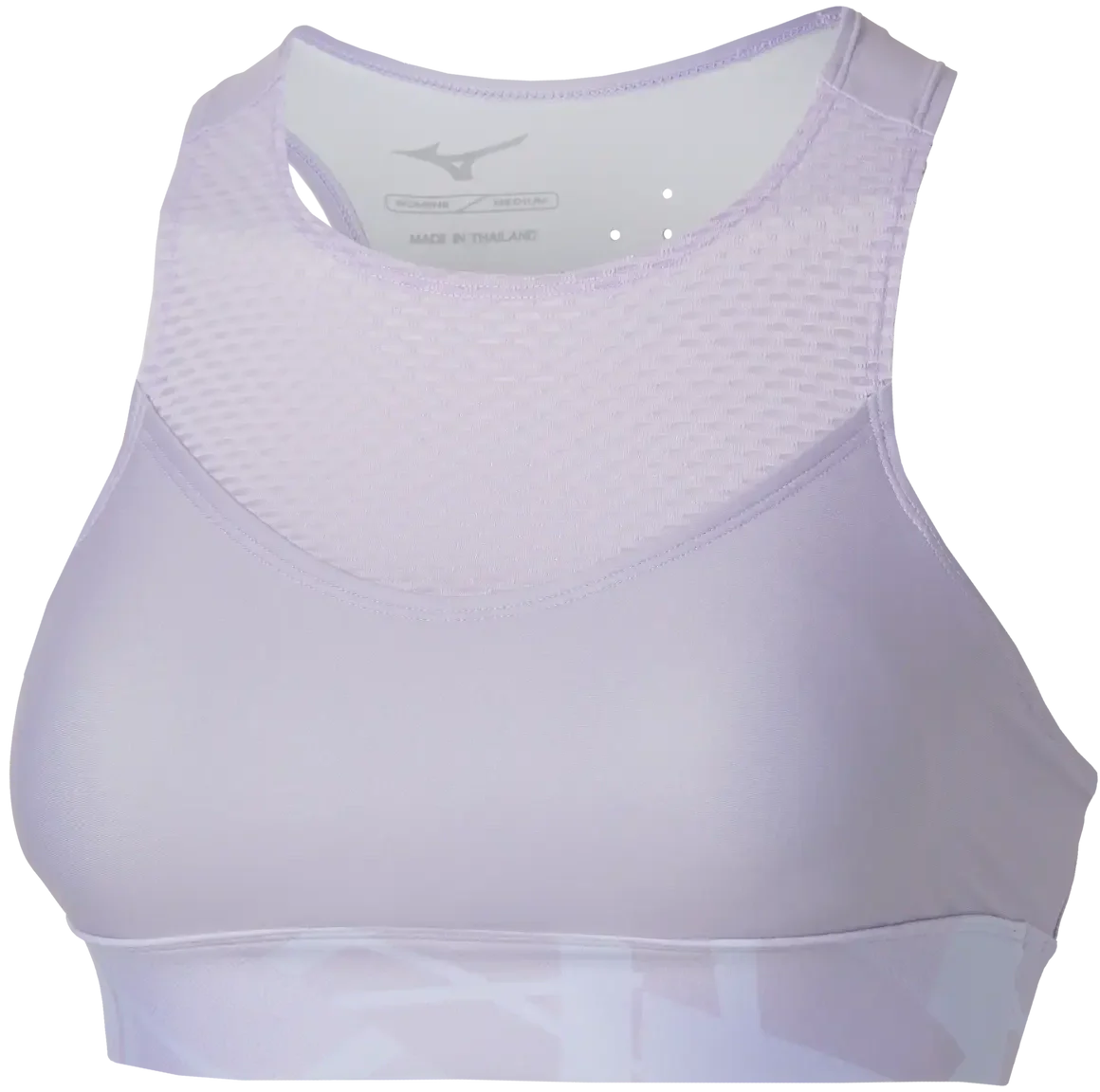 Mizuno 650016 Racquet Sports Women’s Printed Bra - Icelandic Blue - Ladies Xs