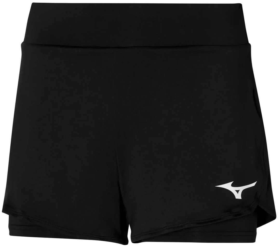 Mizuno 650018 Racquet Sports Women’s Flex Short - Black - Ladies Xs