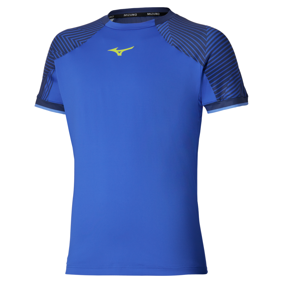 Mizuno 650023 Racquet Sports Men’s Shadow Tee - Dazzling Blue - Adult s