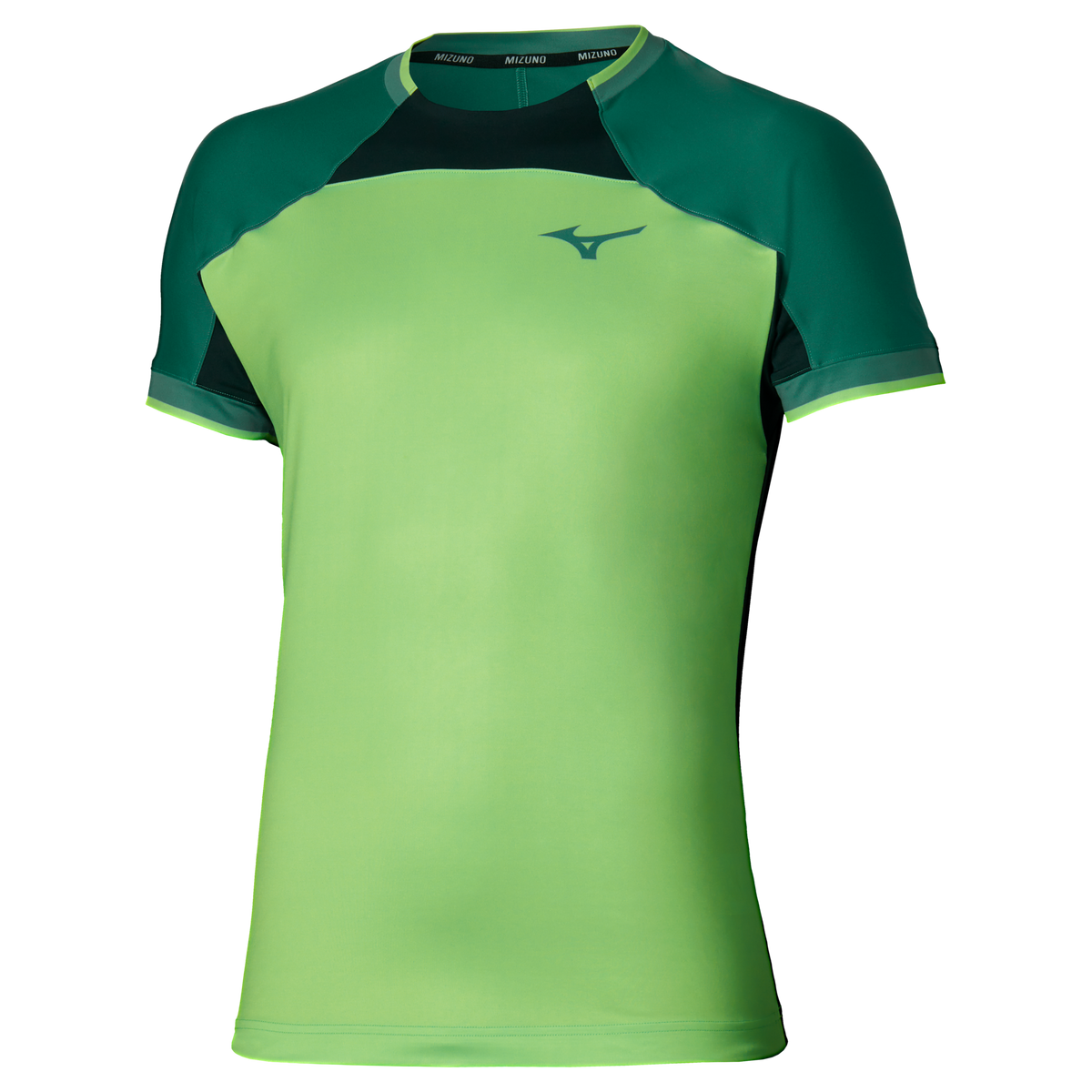Mizuno 650025 Racquet Sports Men’s Shadow Graphic Tee - Glowing Apple - Adult s