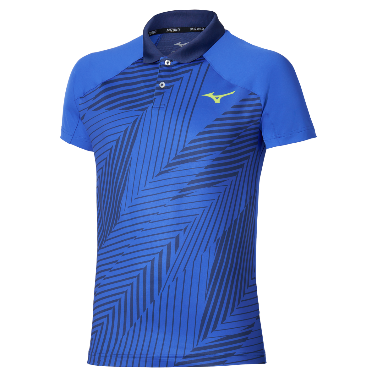 Mizuno 650026 Racquet Sports Men’s Shadow Polo - Dazzling Blue - Adult s