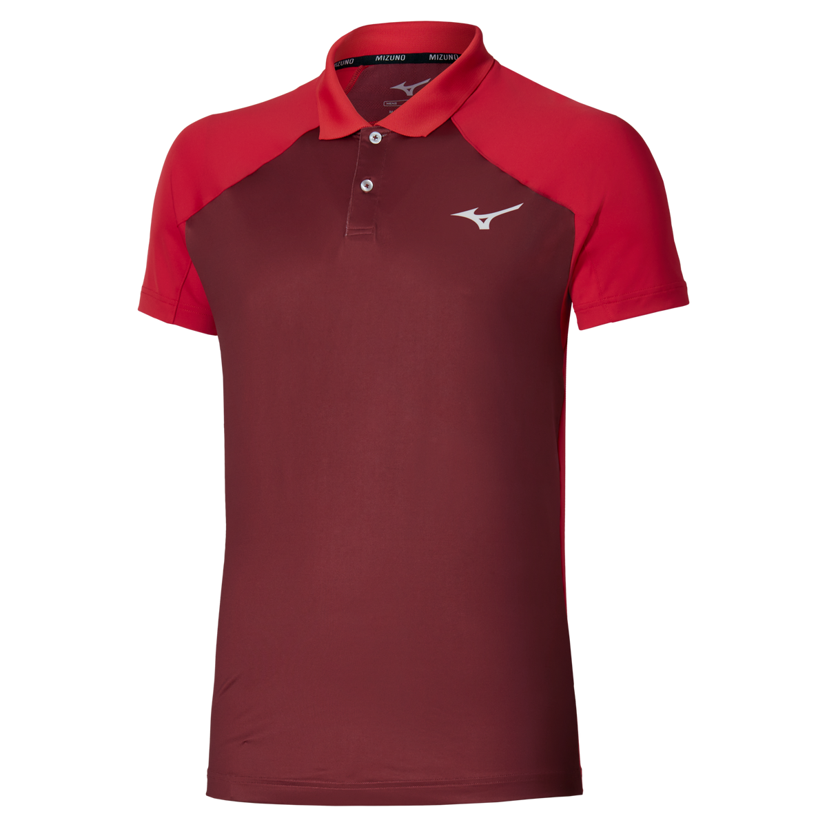 Mizuno 650026 Racquet Sports Men’s Shadow Polo - Sun Dried Tomato - Adult s