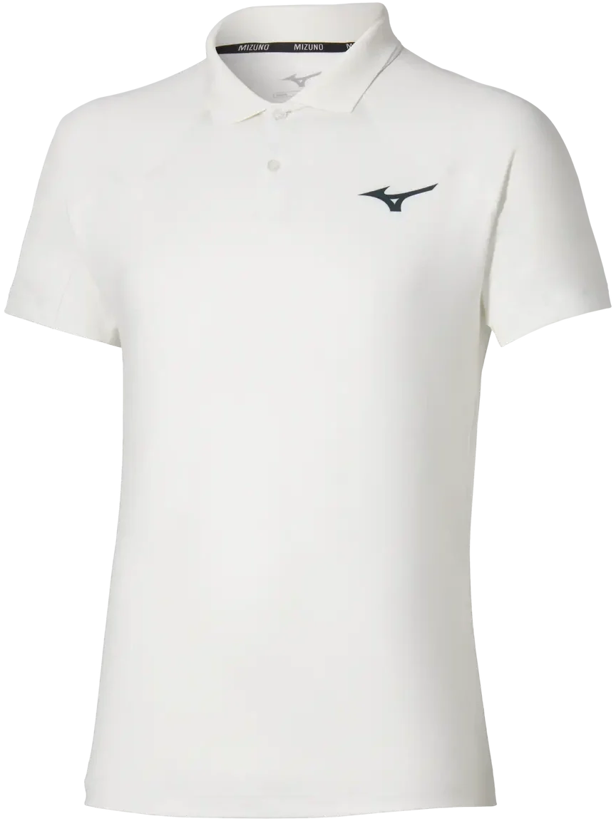Mizuno 650026 Racquet Sports Men’s Shadow Polo - White - Ladies s