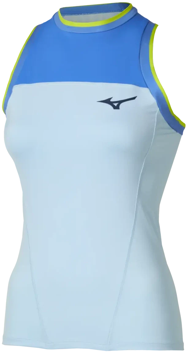 Mizuno 650029 Racquet Sports Women’s Printed Tank - Ice Water - Ladies Xs