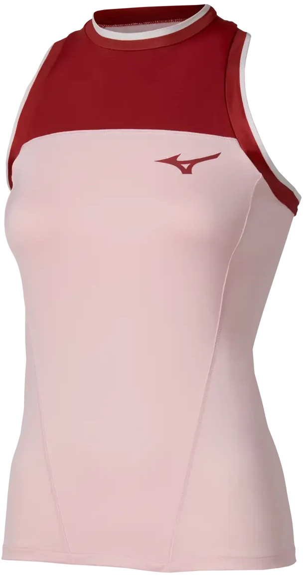 Mizuno 650029 Racquet Sports Women’s Printed Tank - Pinkesque - Ladies Xs