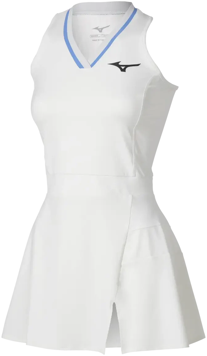 Mizuno 650030 Racquet Sports Women’s Printed Dress - White - Ladies Xs