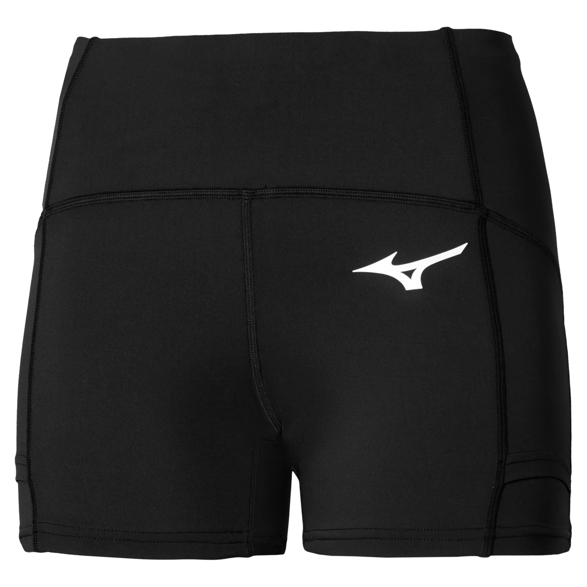 Mizuno 650033 Racquet Sports Women’s Short Tight - Black - Ladies Xs