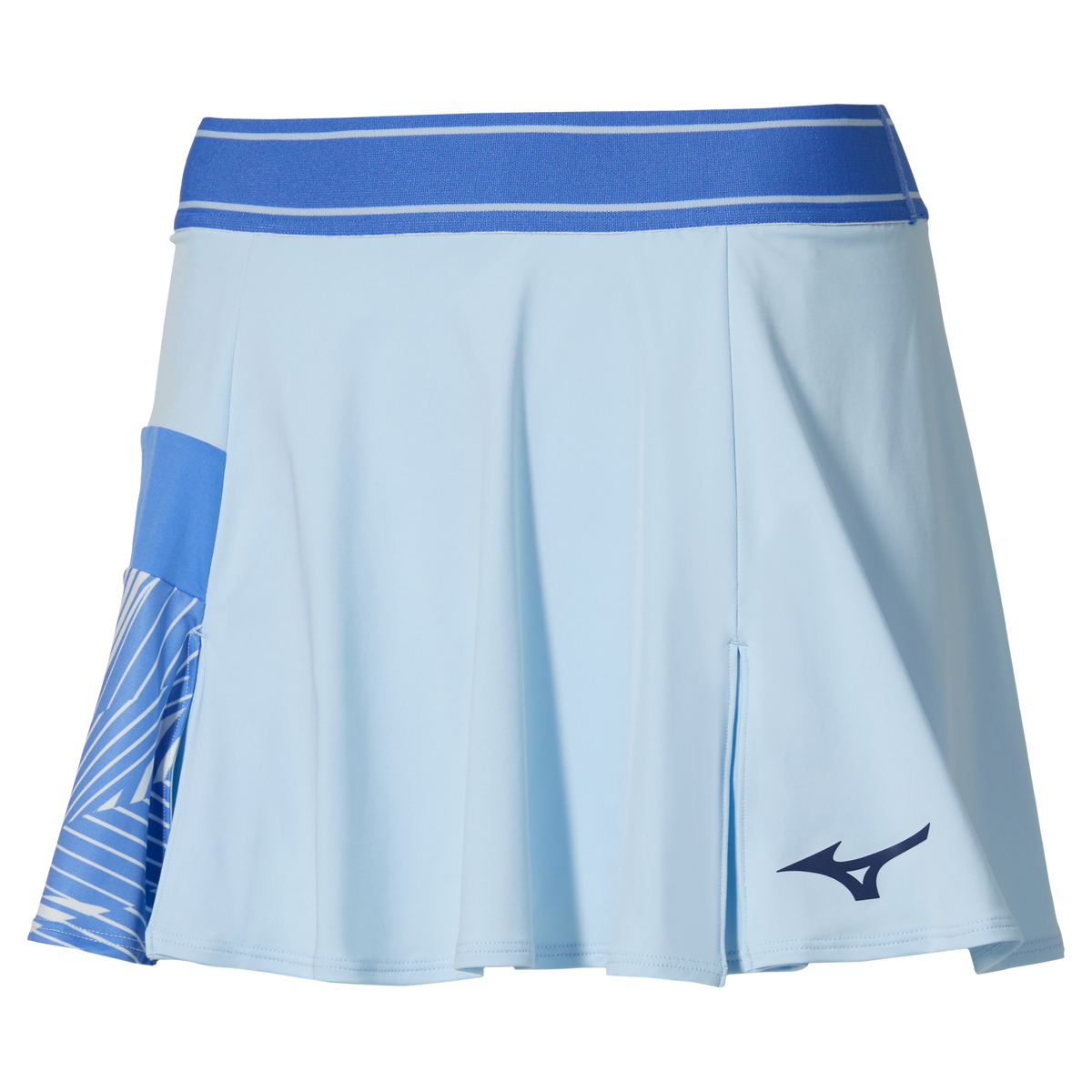 Mizuno 650034 Racquet Sports Women’s Printed Flying Skirt - Ice Water - Ladies Xs