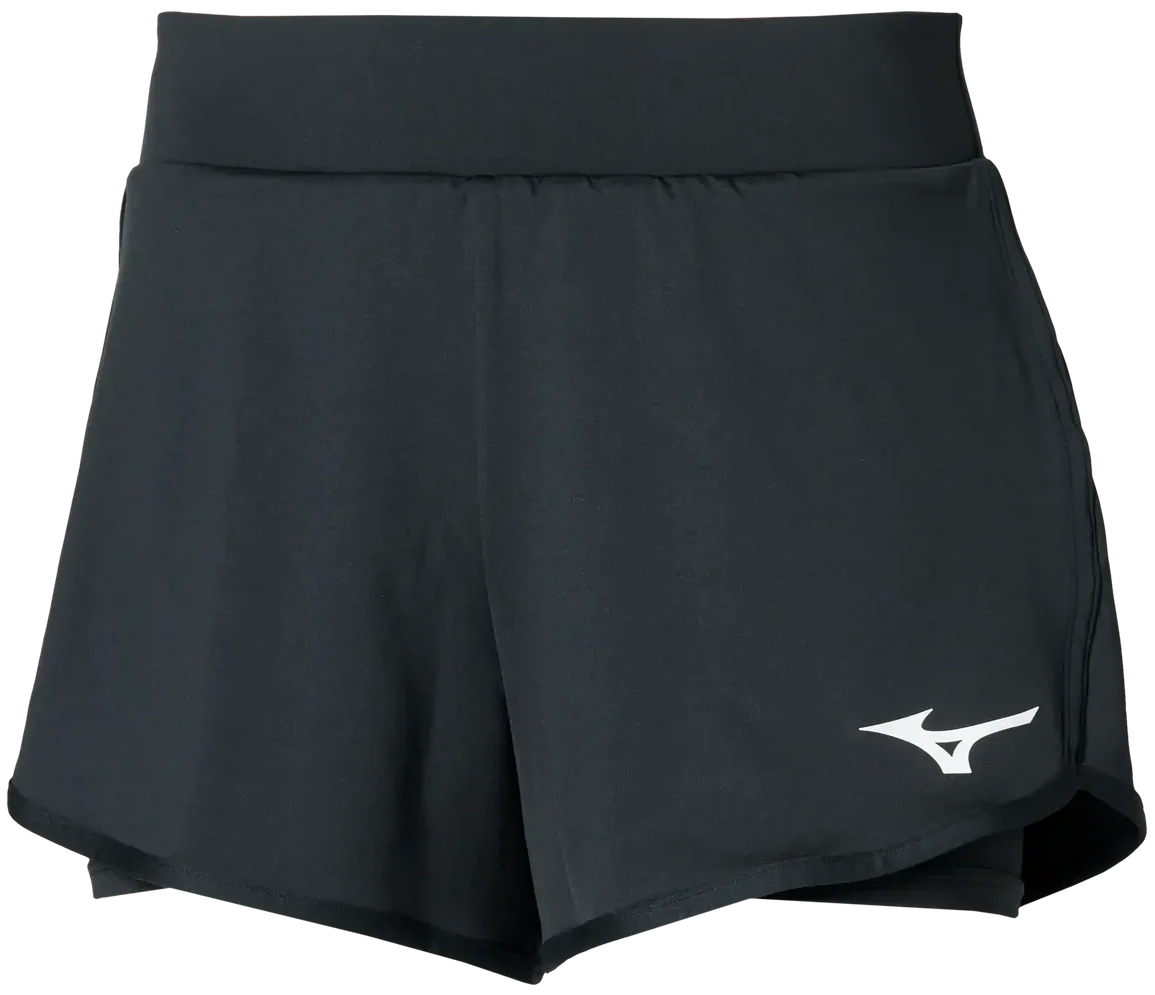 Mizuno 650035 Racquet Sports Women’s Flex Short - Black - Ladies Xs