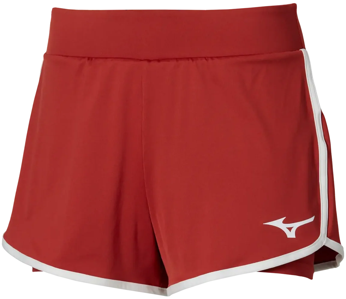 Mizuno 650035 Racquet Sports Women’s Flex Short - Lava Falls - Ladies Xs
