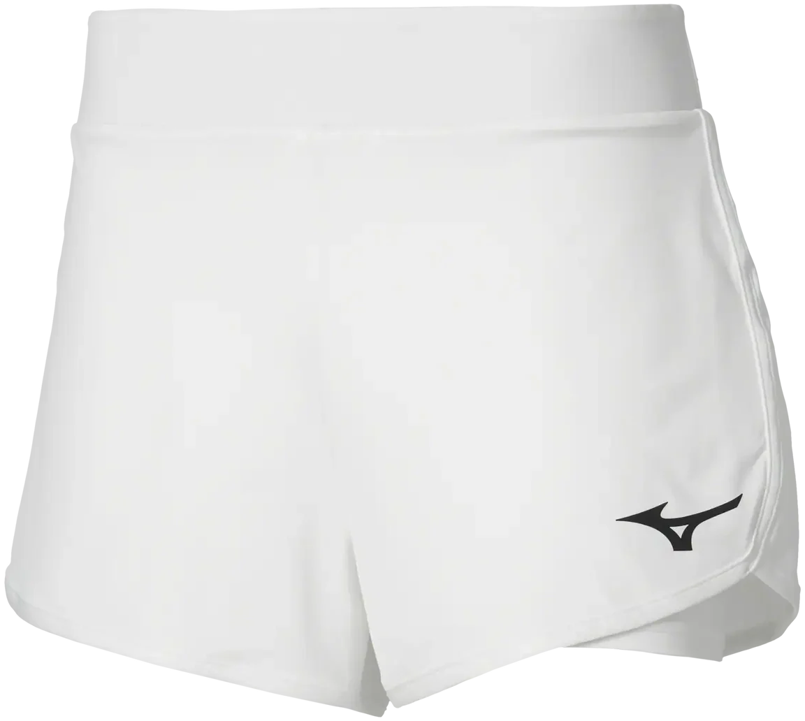 Mizuno 650035 Racquet Sports Women’s Flex Short - White - Ladies Xs