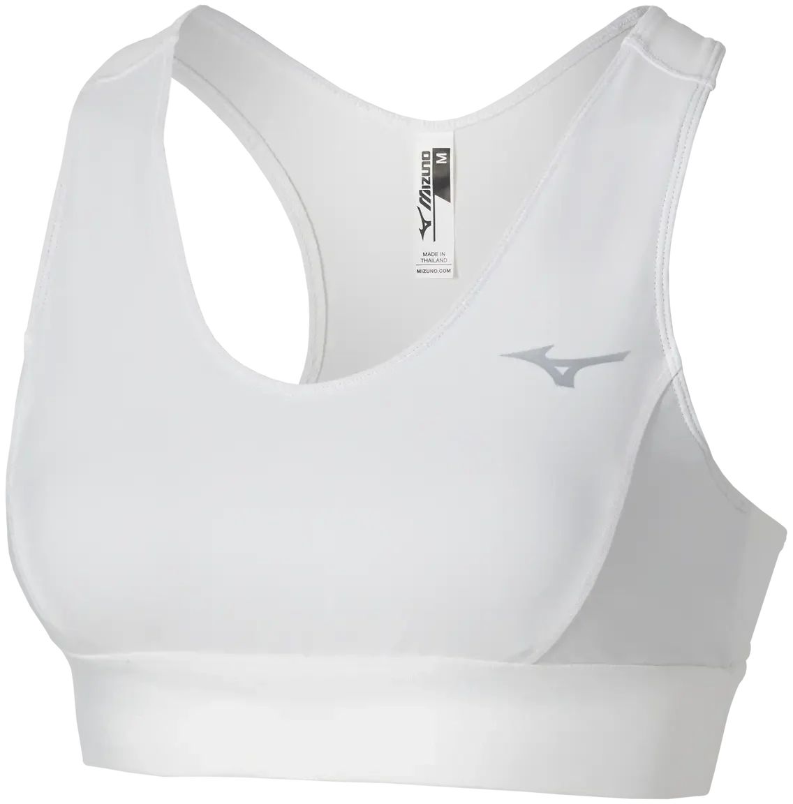 Mizuno 650037 Racquet Sports Women’s Printed Bra - White - Ladies Xs