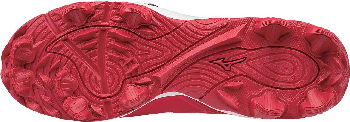 Mizuno 9-spike Advanced Franchise 8 Low - Red White