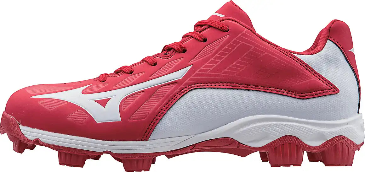 Mizuno 9-spike Advanced Franchise 8 Low - Red White
