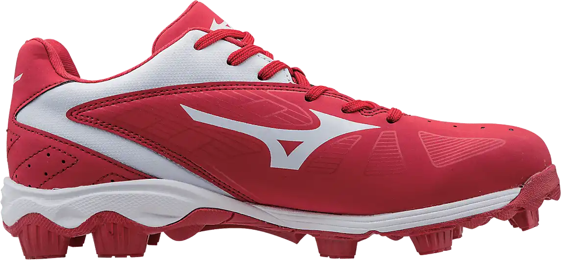 Mizuno 9-spike Advanced Franchise 8 Low - Red White