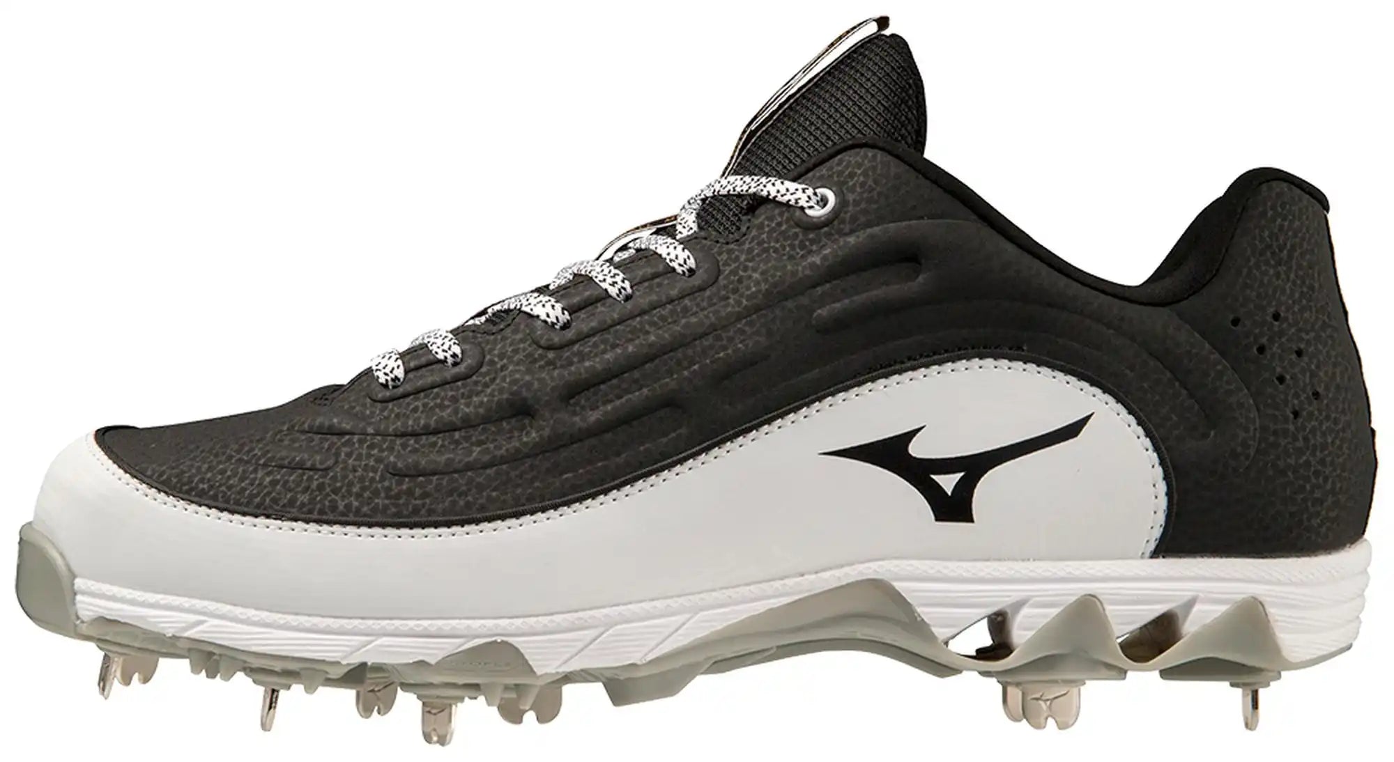 Mizuno 9 Spike Ambition 3 Men’s Metal Cleats - Black White
