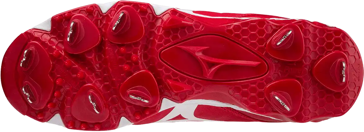 Mizuno 9-spike Swift 7 Low Women’s Metal Softball Cleat - Red White