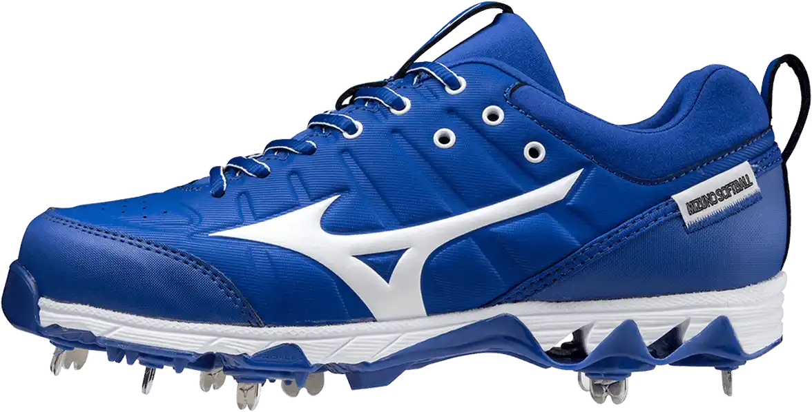 Mizuno 9-spike Swift 7 Low Women’s Metal Softball Cleat - Royal White