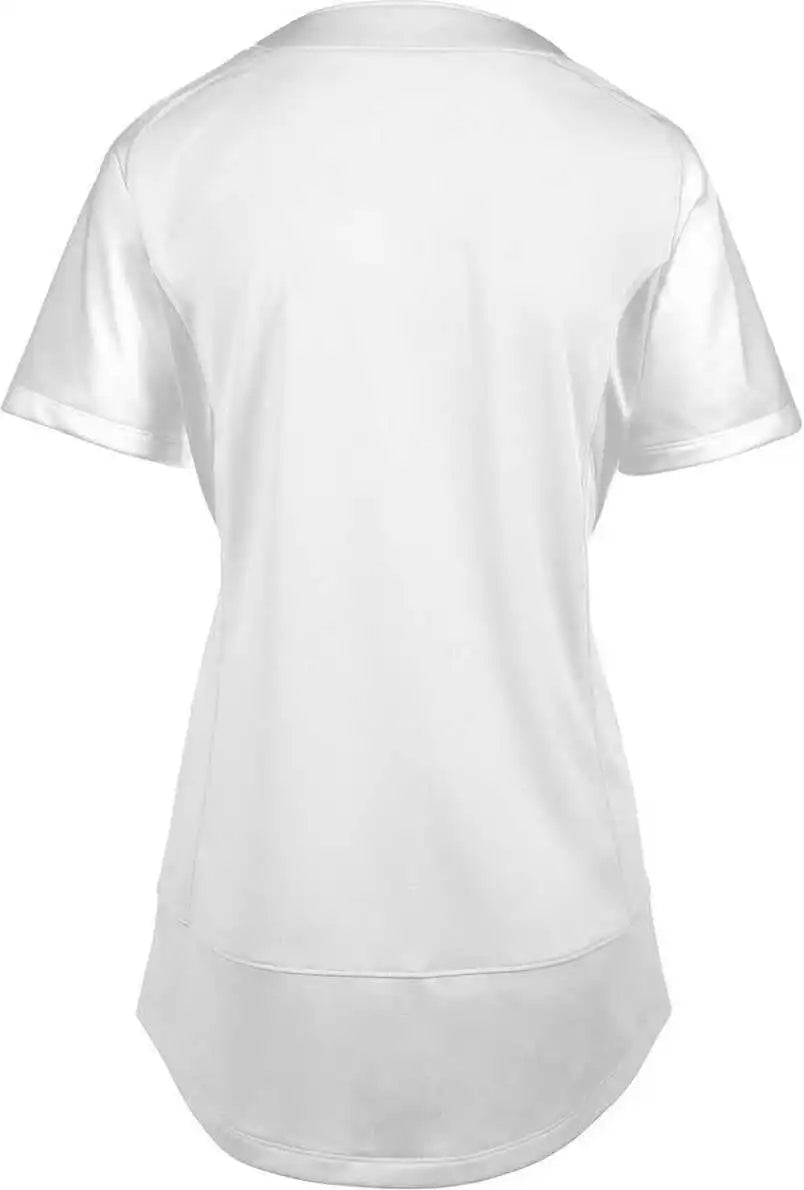 Mizuno Aerolite 2-button Softball Jersey - White