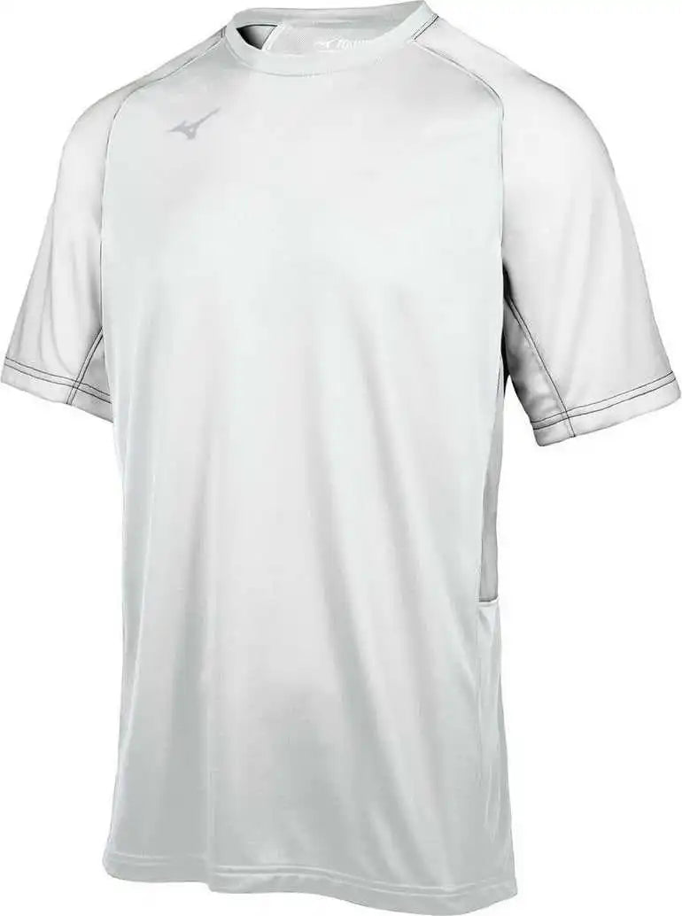 Mizuno Aerolite Crew Baseball Jersey - White