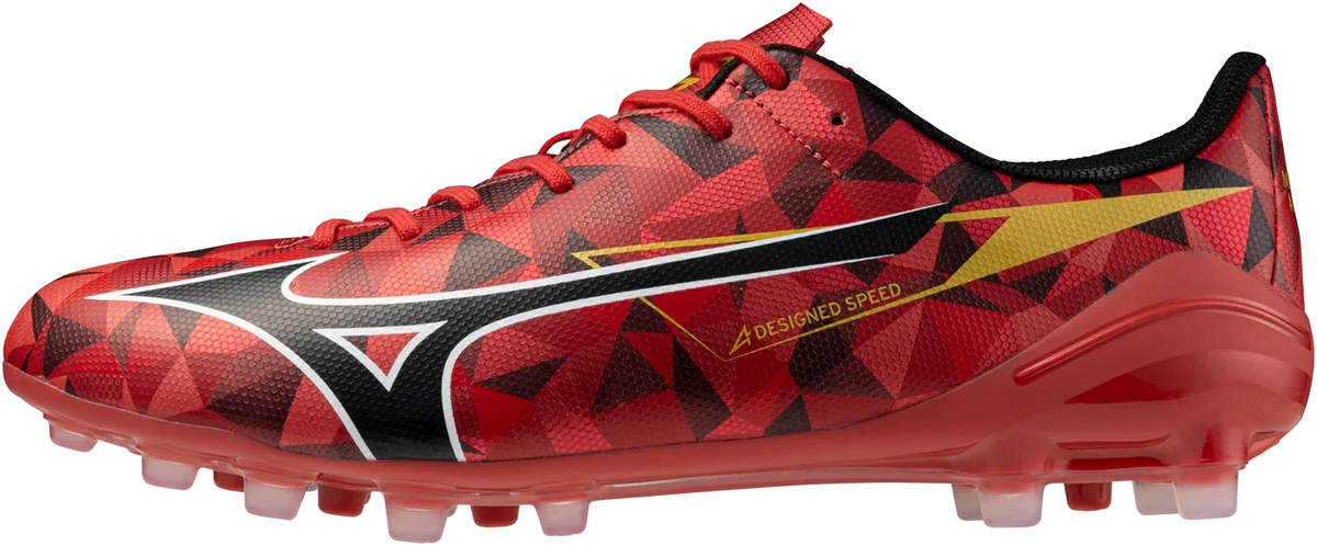 Mizuno Alpha Ii Select Ag Artificial Grass Soccer Cleat - Red Black