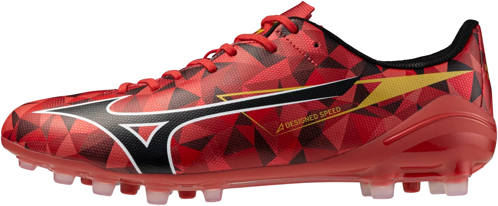 Mizuno Alpha Ii Select Ag Artificial Grass Soccer Cleat - Red Black