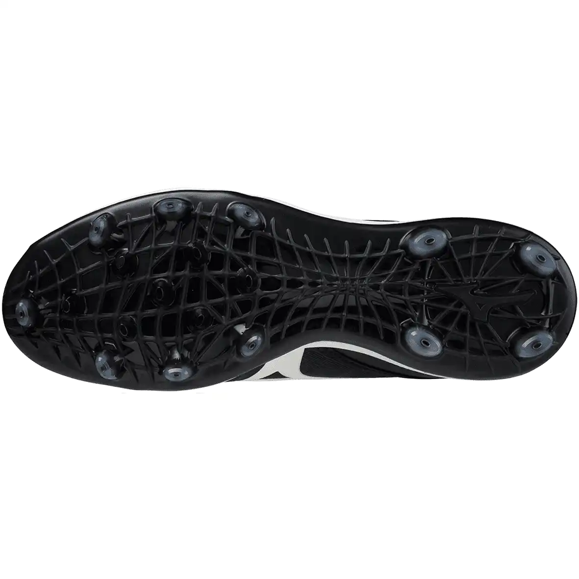 Mizuno Ambition 2 Tpu Mid Men’s Molded Baseball Cleat - Black White
