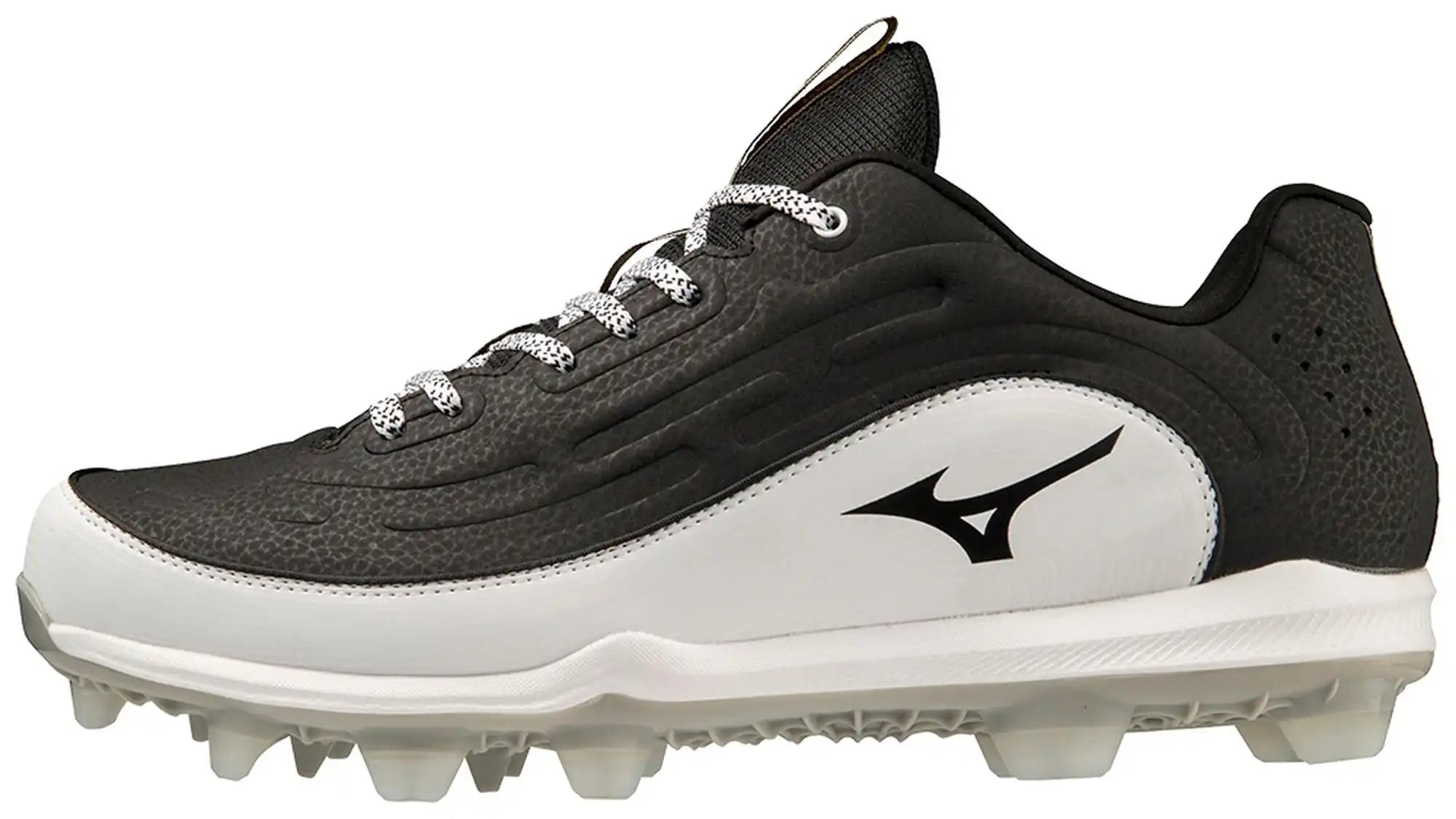 Mizuno Ambition 3 Tpu Molded Baseball Cleats - Black White