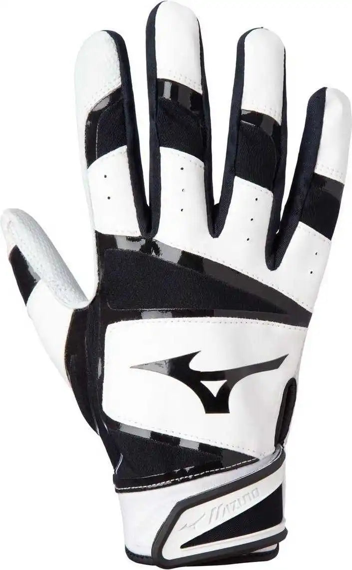 Mizuno B-303 Adult Baseball Batting Glove - Black