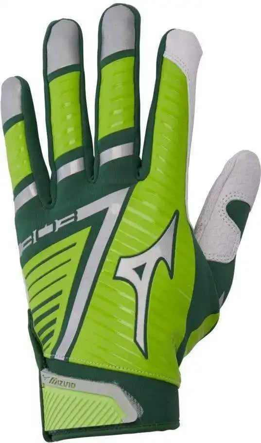 Mizuno B-303 Batting Gloves - Green Lime