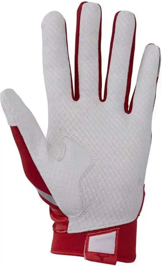 Mizuno B-303 Batting Gloves - Red Cardinal
