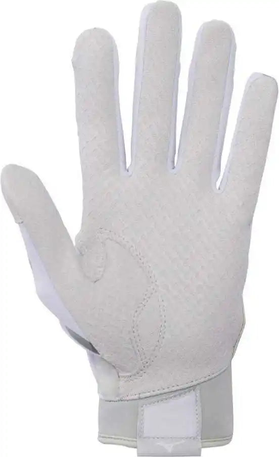 Mizuno B-303 Batting Gloves - White Gray