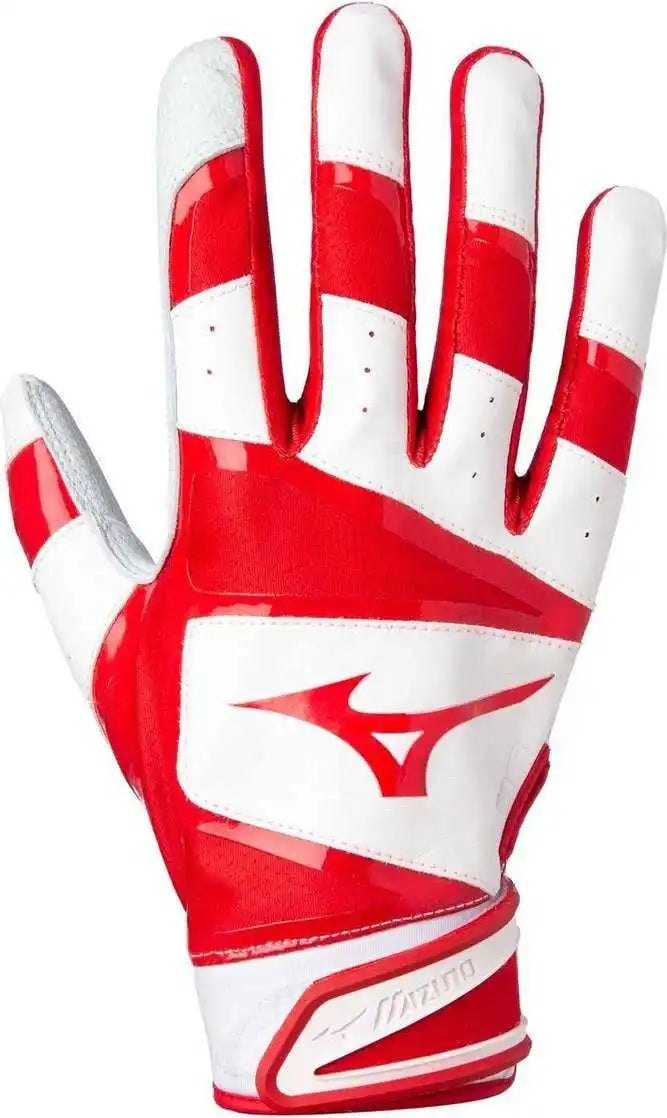 Mizuno B-303 Youth Baseball Batting Glove - Red