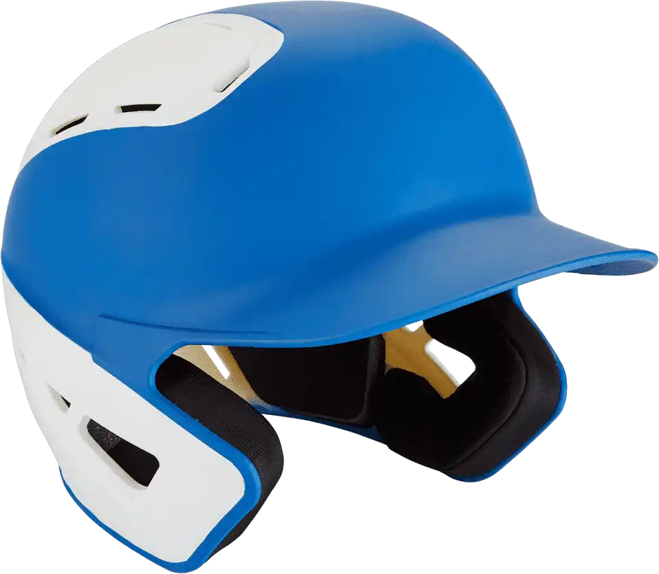 Mizuno B6 Youth Baseball Batting Helmet - Royal White - 6 1/2’’ - 7 1/4’