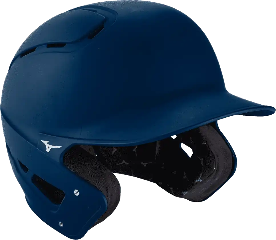 Mizuno B6 Youth Baseball Batting Helmet - Solid Color - Navy - 6 1/2’’ - 7 1/4’