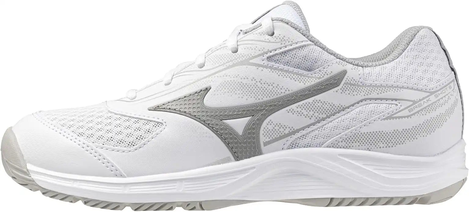 Mizuno Break Shot 5 Ac Women’s Tennis Shoes - White Ultimate Gray