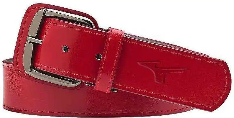 Mizuno Classic Leather Belt - Red