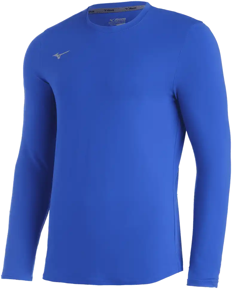 Mizuno Comp Diamond Long Sleeve Crew - Royal