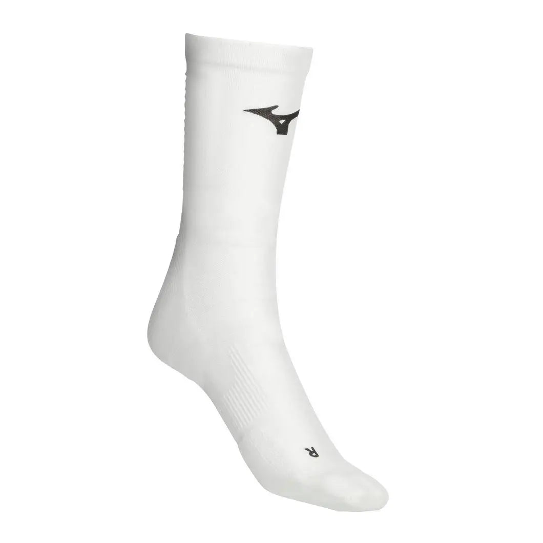 Mizuno Compression Crew Sock - White