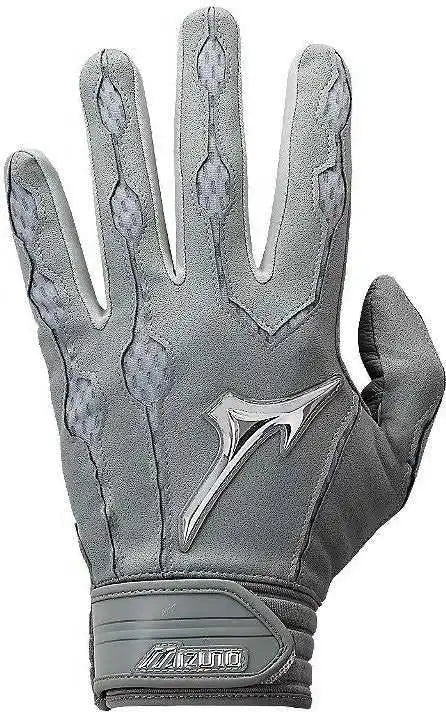 Mizuno Covert Youth Batting Gloves - Gray