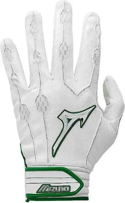 Mizuno Covert Youth Batting Gloves - White Forest