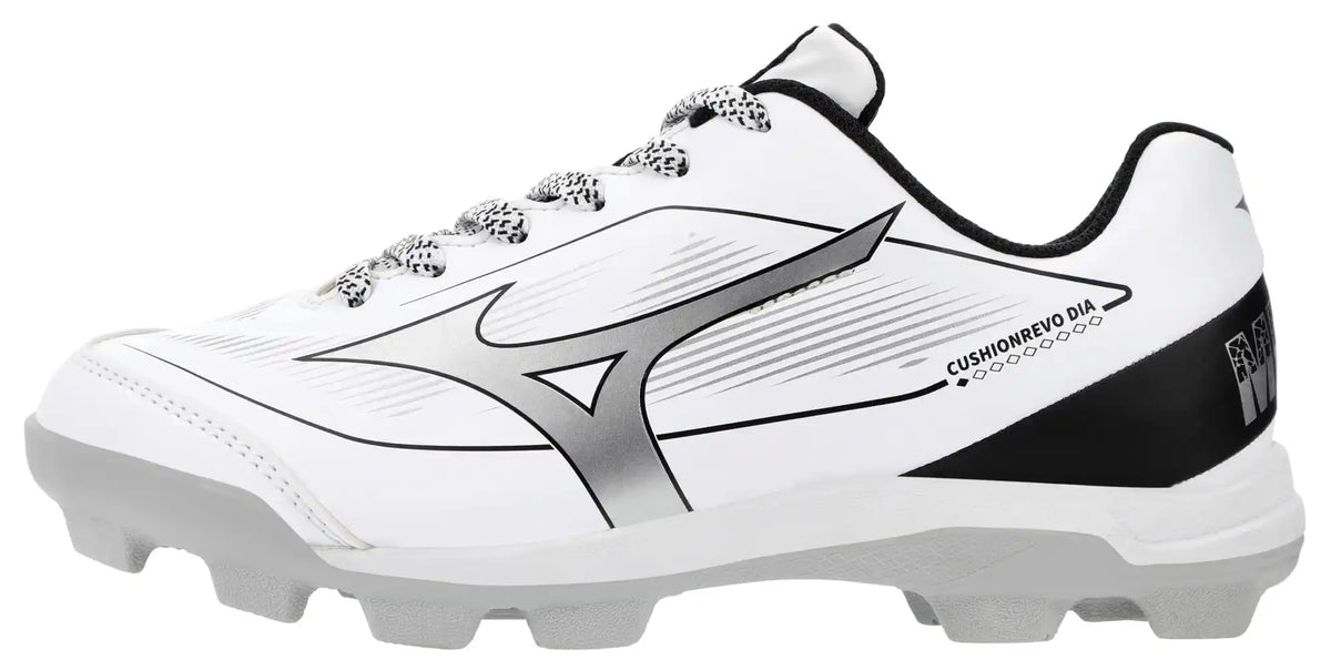 Mizuno Cushionrevo Diamond Jr - White Black