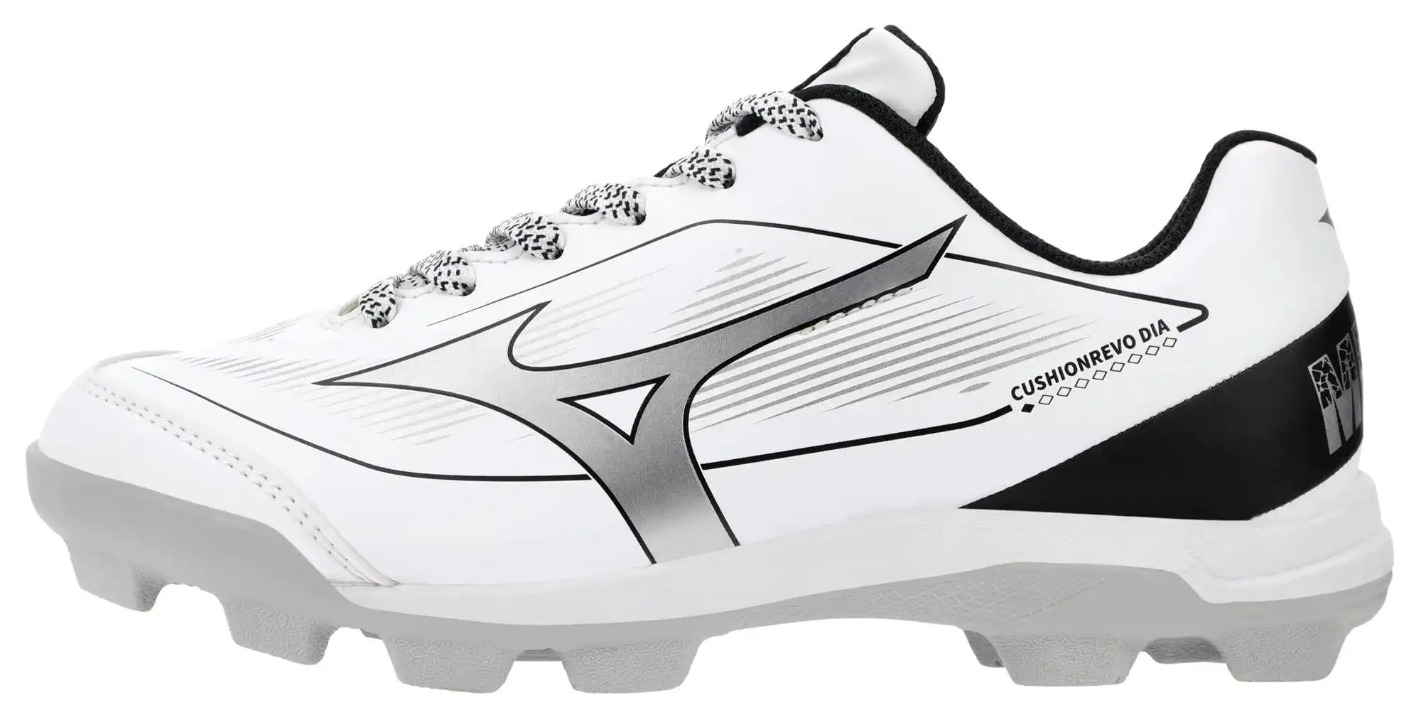 Mizuno Cushionrevo Diamond Jr - White Black