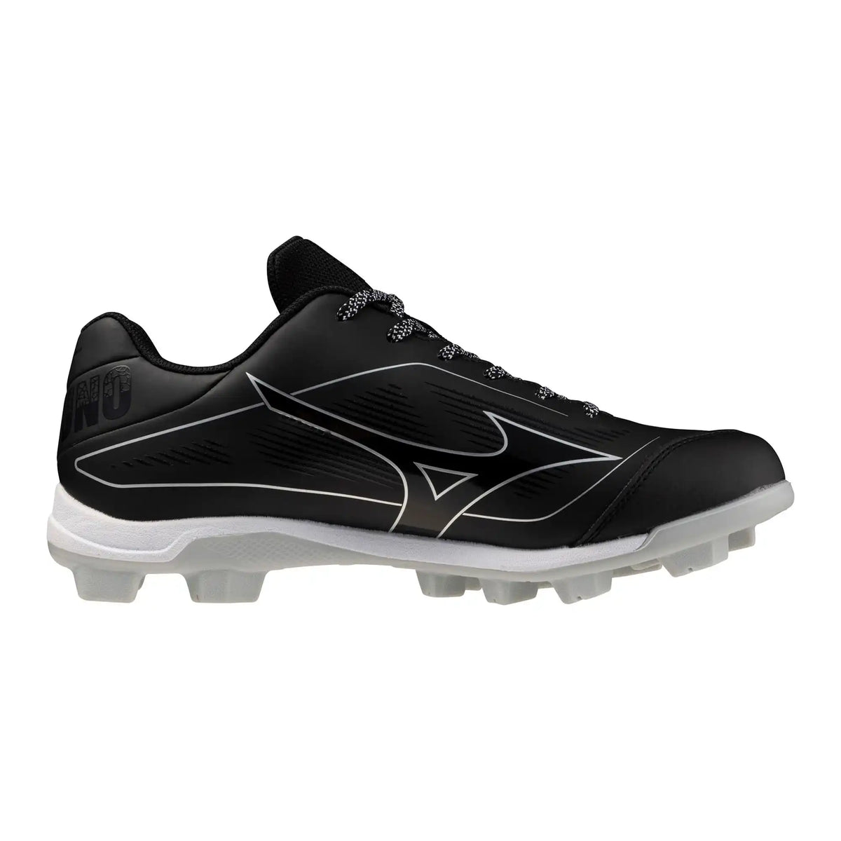 Mizuno Cushionrevo Diamond Tpu Molded Cleats - Black White