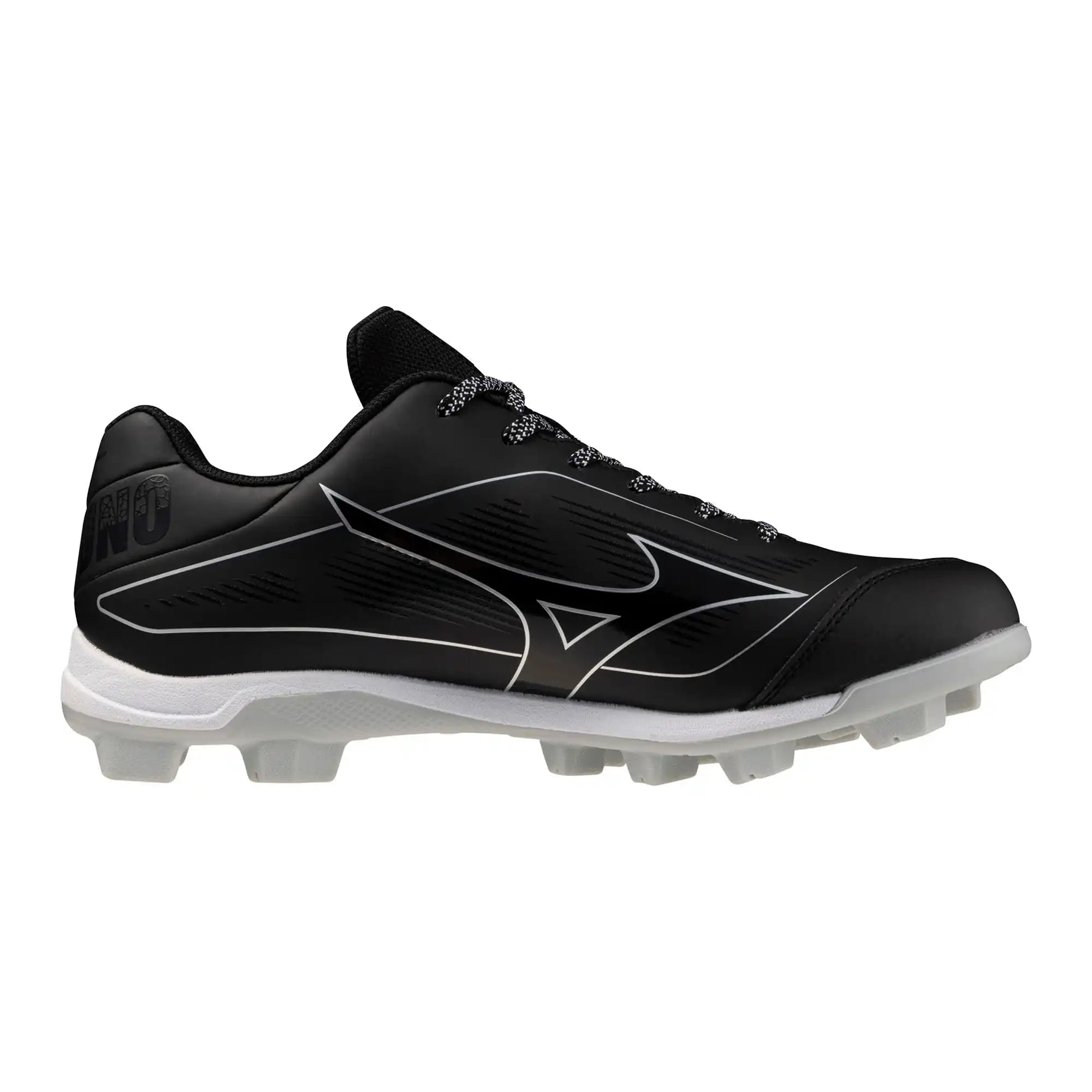 Mizuno Cushionrevo Diamond Tpu Molded Cleats - Black White