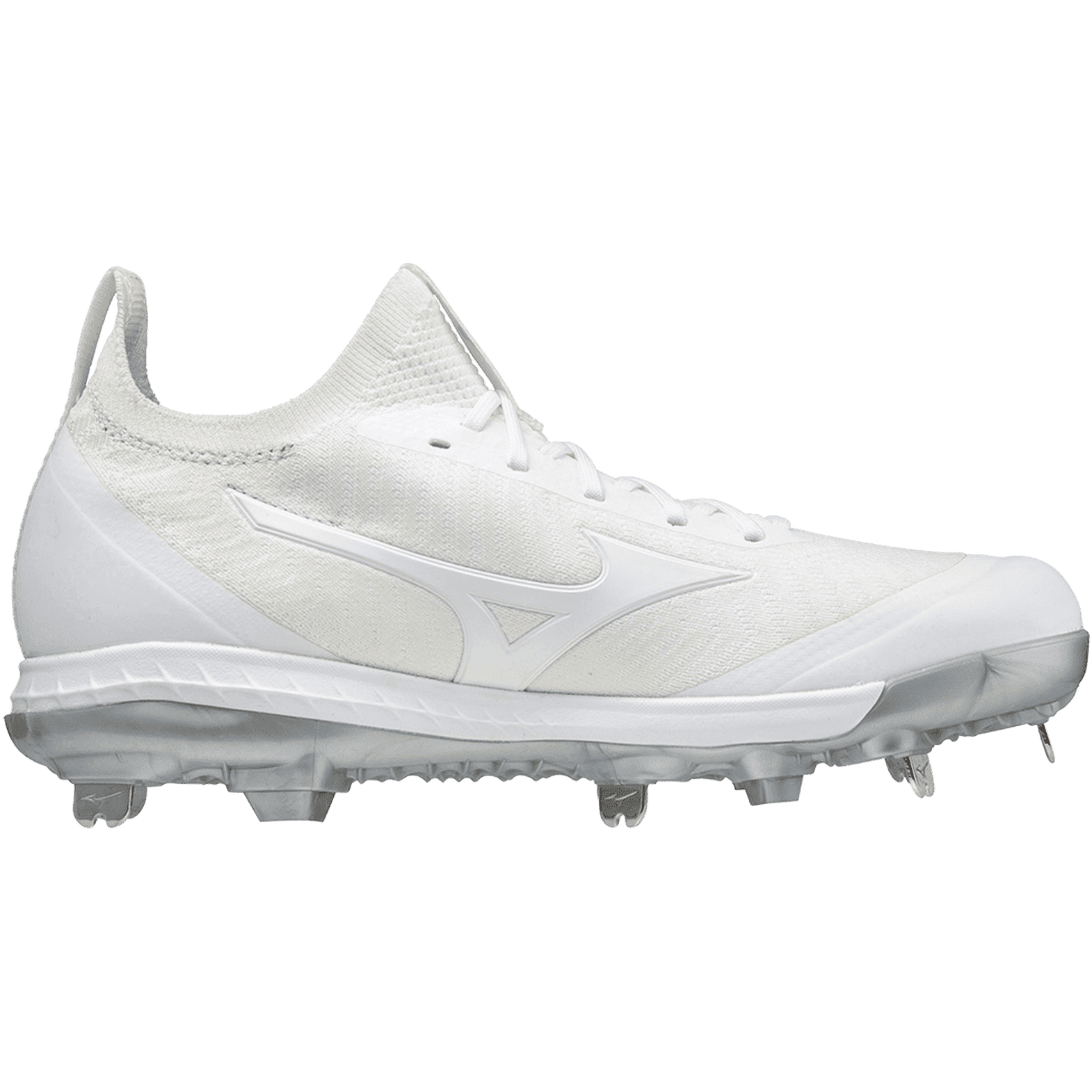 Mizuno Dominant Knit Women’s Metal Softball Cleat - White